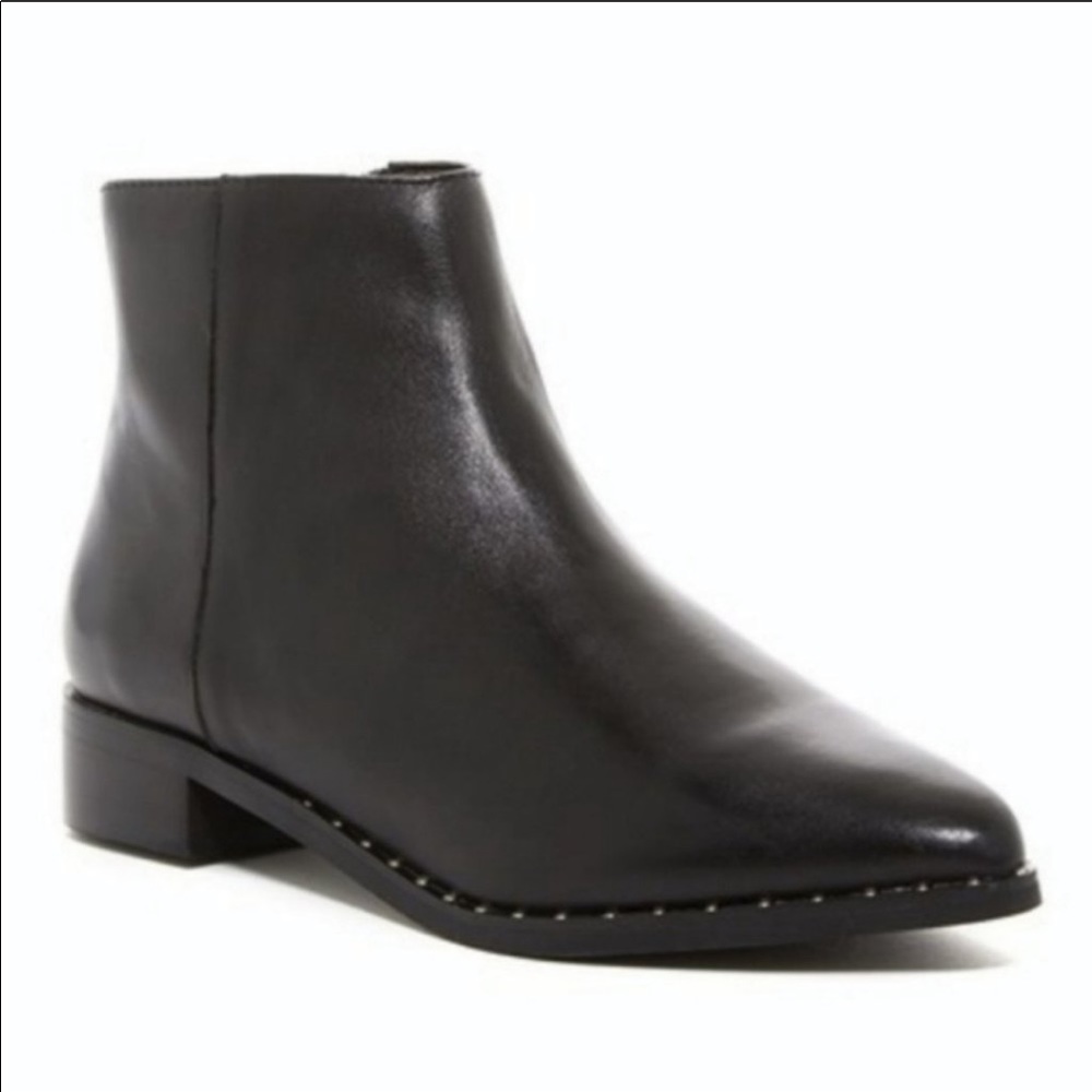 Catherine Malandrino Mesta Leather Ankle Booties